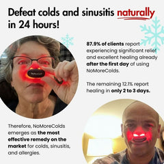 Drug-Free Red Light Therapy Device for Colds, Sinus & Allergy Relief