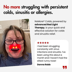Drug-Free Red Light Therapy Device for Colds, Sinus & Allergy Relief