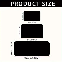 2pcs/3pcs Christmas Fleece Mat Set – Decorative Potted Plant & Bell Pattern for Home