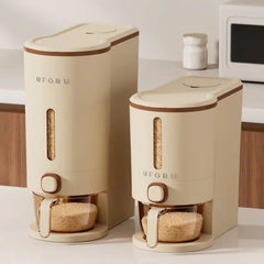 Airtight Rice Storage Container – Heavy-Duty Grain Bin with Flip Lid (Large & Small Sizes)