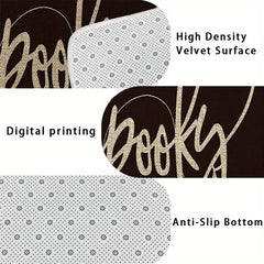 2pcs/3pcs Christmas Fleece Mat Set – Decorative Potted Plant & Bell Pattern for Home