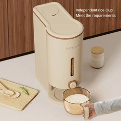 Airtight Rice Storage Container – Heavy-Duty Grain Bin with Flip Lid (Large & Small Sizes)