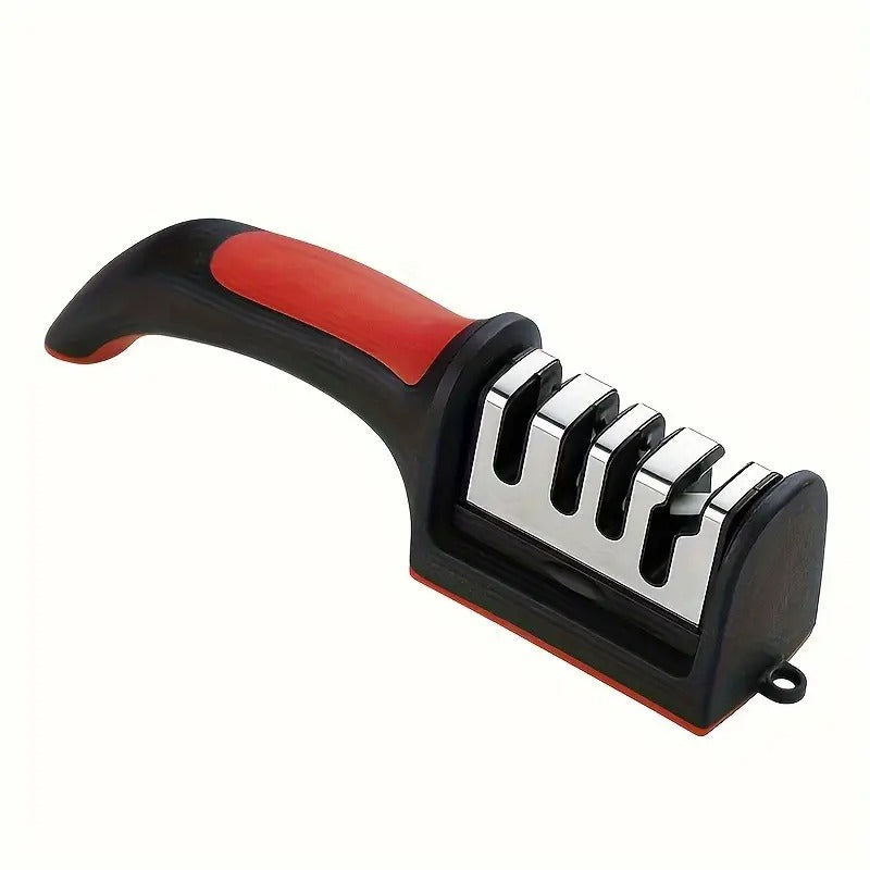 4-Level Multi-Functional Knife Sharpener – Tungsten, Ceramic & ABS Stones for Kitchen Use