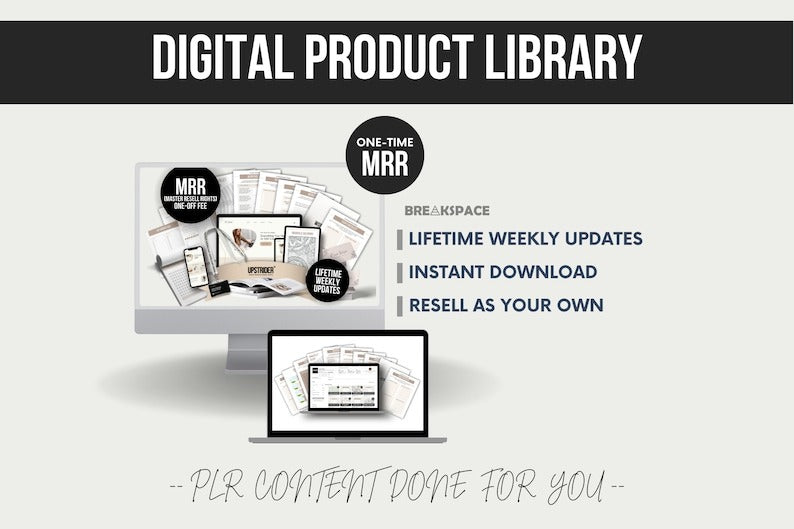 The Ultimate Lifetime Digital Product Library | Huge PLR & MRR Bundle